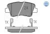 Колодки гальмівні (задні) Hyundai Accent IV/Kia Rio 10- MEYLE 025 249 3415/W (фото 2)