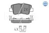 Колодки гальмівні (задні) Kia Sportage/Ceed/Rio/Optima/Hyundai Accent/i10/i20/i30/i40/Elantra 10- MEYLE 025 253 3715/W (фото 2)