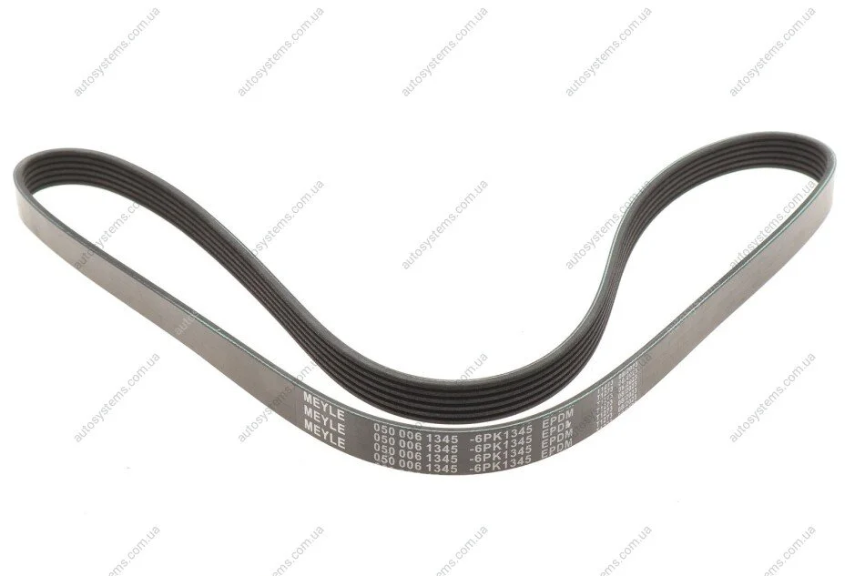 Ремінь генератора VW T4 2.4D (6PK1345) MEYLE 050 006 1345 (фото 1)