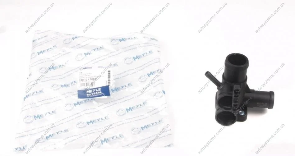 Фланець системи охолодження VW Caddy II/Golf III-IV/Passat/Polo/Sharan 1.6/1.8/2.0 88-10 MEYLE 100 121 1008 (фото 1)
