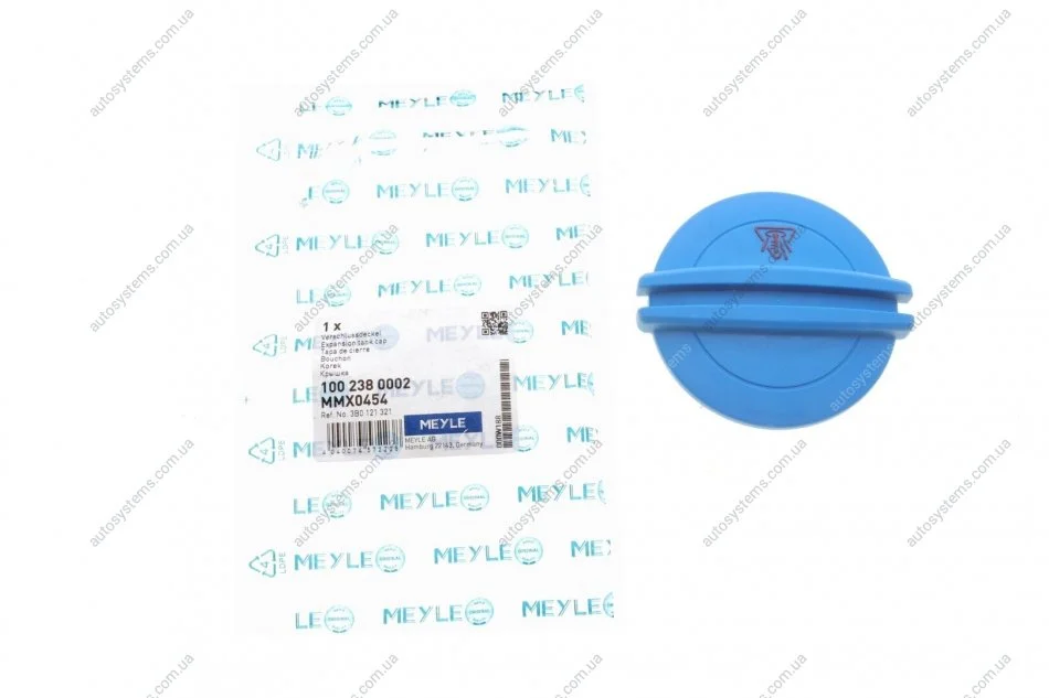 Кришка бачка розширювального VW Caddy 04- /Crafter 06-/LT 96-06/T5 03- MEYLE 100 238 0002 (фото 1)