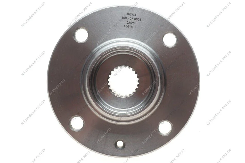 Маточина колеса передн VW CADDY I, GOLF I, JETTA I, SCIROCCO 1.1-1.8 02.74-04.93 MEYLE 100 407 0005 (фото 1)