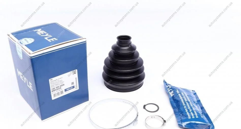 Пильник ШРКШ (зовнішній) Audi A6/A8/VW Phaeton 02-16 (28x98x120) (к-кт) MEYLE 100 495 0008 (фото 1)