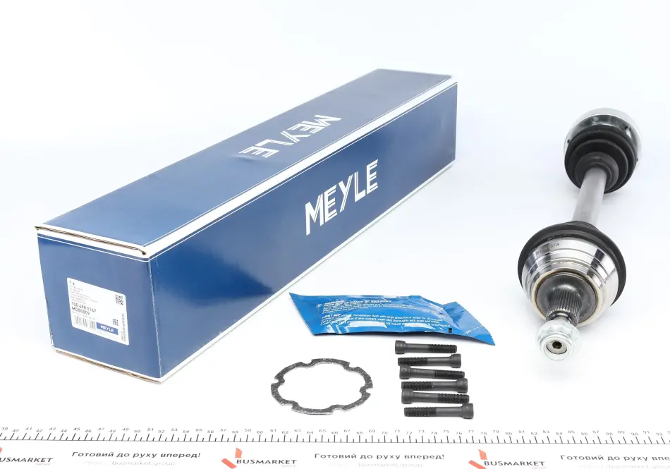 Піввісь (передня) Audi A3/Seat Leon/Skoda Octavia/VW Bora/Golf IV 1.9D 96-10 (L) (557mm) MEYLE 100 498 0147 (фото 1)