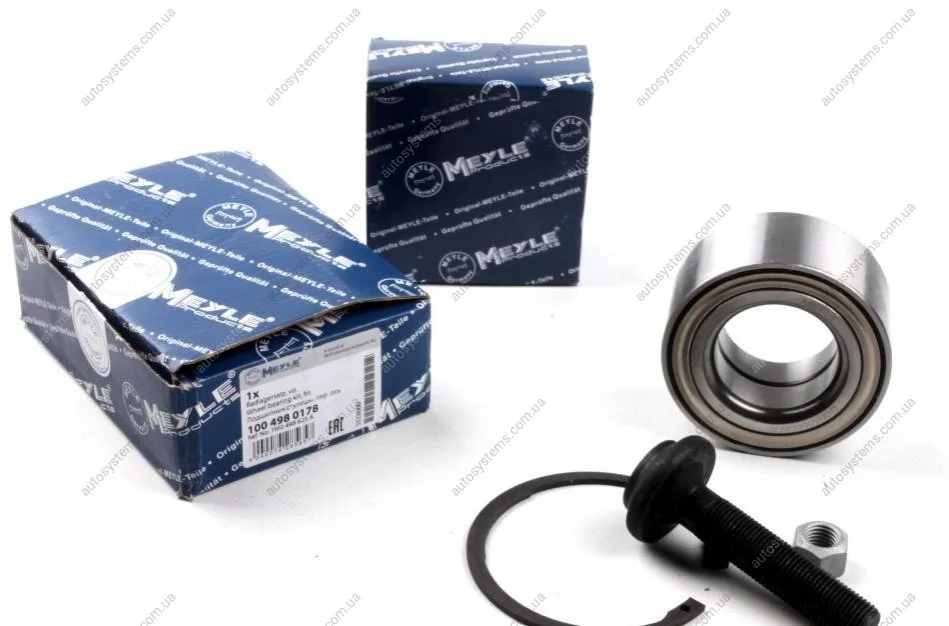 Підшипник маточини (передньої) VW Sharan 95-10 (43x80x38) (к-кт) MEYLE 100 498 0178 (фото 1)
