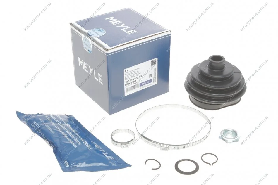 Пильник ШРКШ (зовнішній) VW Caddy 1.9D/SDI -03 (20x76x80) (к-кт) MEYLE 100 498 9022/R (фото 1)