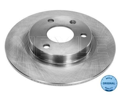 Тормозной диск передний невентилируемый MEYLE 11-15 521 0012