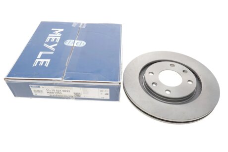 Диск гальмівний (передній) Citroen Berlingo/Peugeot Partner 96- (266x20.5) MEYLE 11-15 521 0032