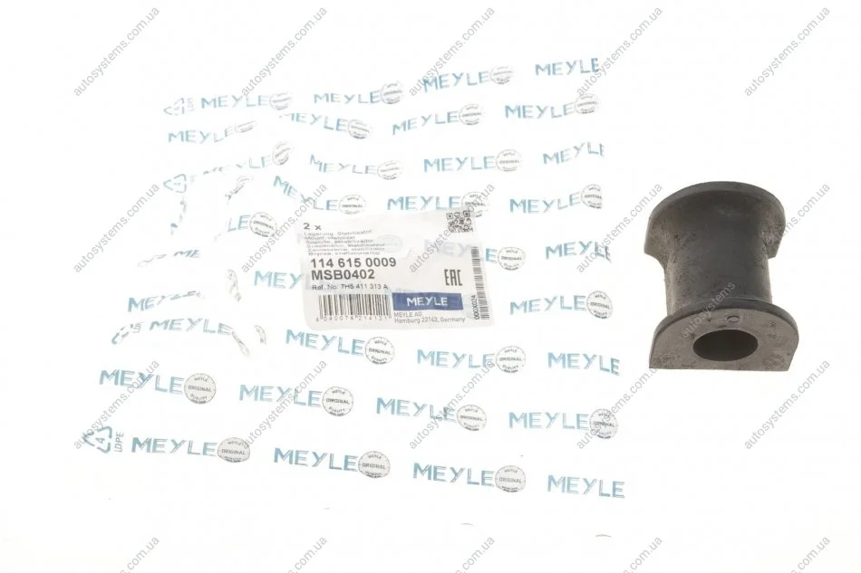 Втулка стабілізатора (переднього) VW T5 03-/T6 15- (d=22mm) MEYLE 114 615 0009 (фото 1)