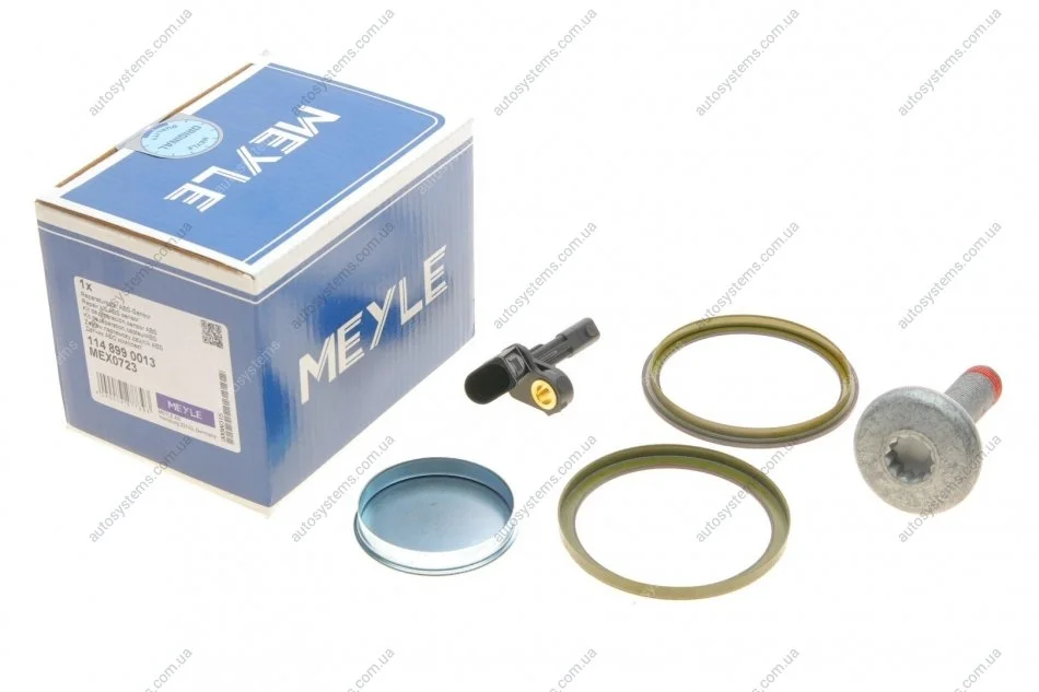 Датчик ABS (задній) Audi A3/Q3/TT/Skoda Octavia/SuperB/VW Golf/Jetta/Passat/Touran 1.2-3.6 03- (R) MEYLE 114 899 0013 (фото 1)