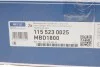 Диск гальмівний (задній) Audi A3/VW Golf/Passat 04-14 (286x12) MEYLE 115 523 0025 (фото 8)