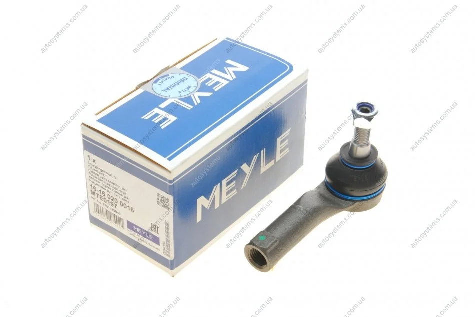 Наконечник рульової тяги (R) Renault Clio /Nissan Micra 03- MEYLE 16-16 020 0016 (фото 1)