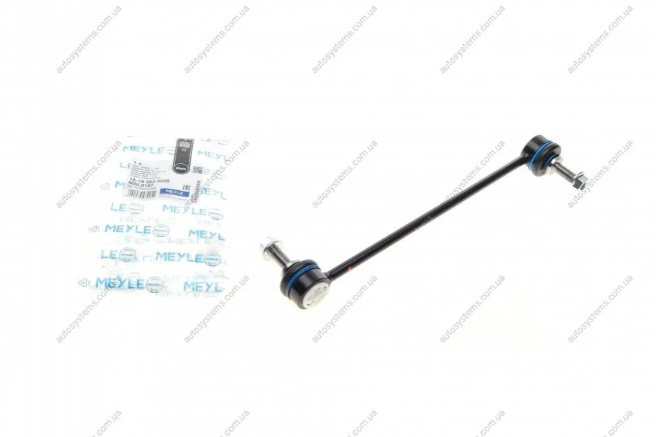 Тяга стабілізатора (переднього) Renault Megane III/IV 08- (L=275mm) MEYLE 16-16 060 0008 (фото 1)