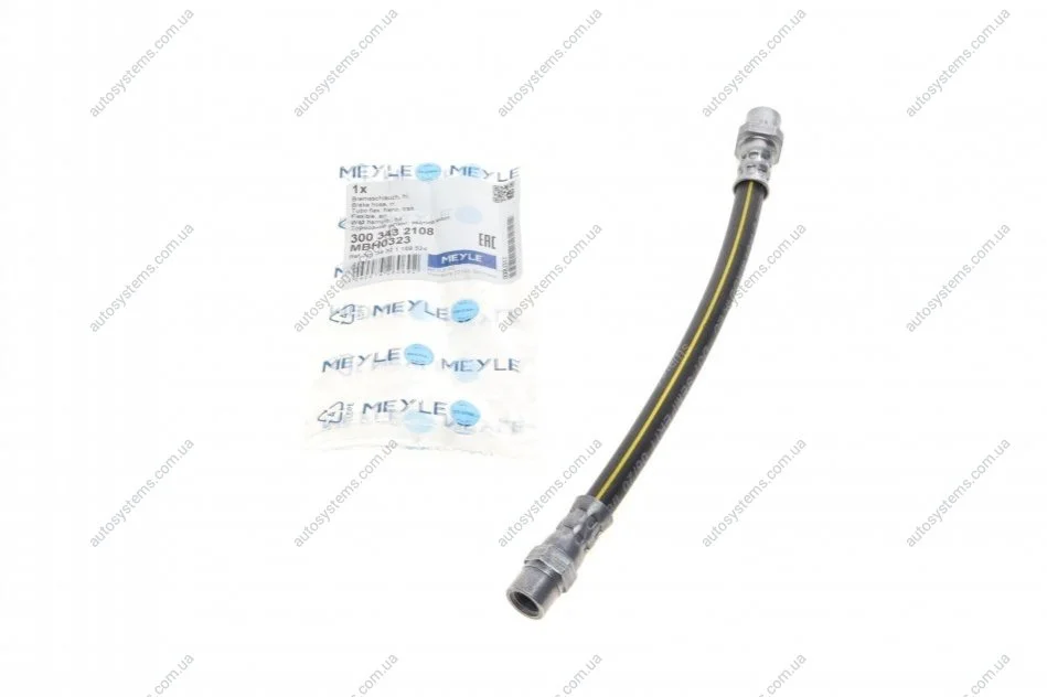 Шланг гальмівний (задній) BMW 3 (E36) 91-98 (L=225mm) M40/M42/M43/M44/M50/S50 MEYLE 300 343 2108 (фото 1)