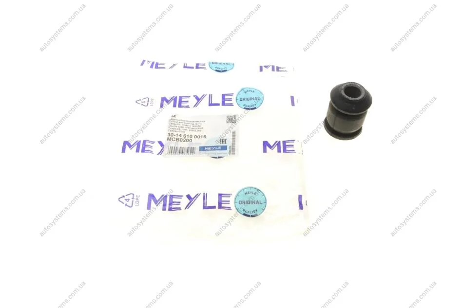 Сайлентблок важеля (переднього/знизу/спереду) Toyota Yaris 1.0-1.8 99-14 MEYLE 30-14 610 0016 (фото 1)