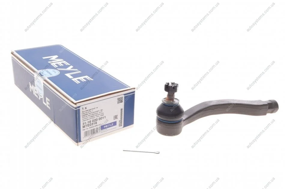 Наконечник тяги рульової (R) Honda Civic II/IV/V/VI 87-01/CR-V 95-02 MEYLE 31-16 020 0011 (фото 1)