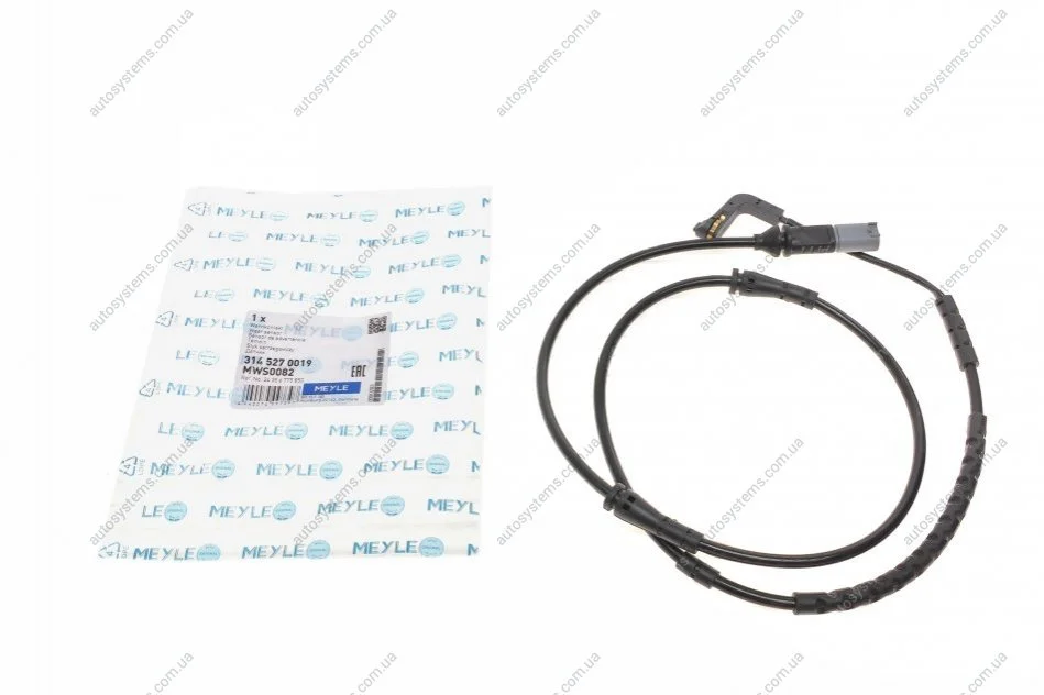 Датчик зносу гальмівних колодок (передніх) BMW 7 (F01-F04) 08-15 (L) (L=1060mm) MEYLE 314 527 0019 (фото 1)