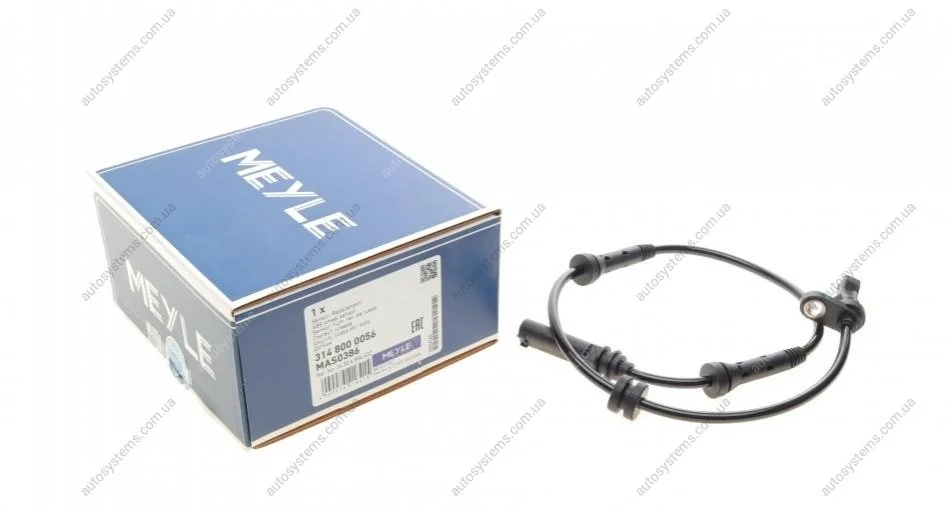 Датчик ABS (передній) BMW 1 (F20/F21)/3 (F30/F80)/4 (F36) 11- (L=540mm) B37/N13/N47/N55 MEYLE 314 800 0056 (фото 1)
