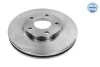 Диск гальмівний (передній) Nissan Almera/Primera/X-Trail 01-13 (280x28) MEYLE 36-15 521 0027 (фото 2)