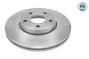 Диск гальмівний (передній) Ford C-max/Focus/Volvo C30/C70/S40/V50 04- (278x25) MEYLE 583 521 5026/PD (фото 2)