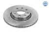 Диск гальмівний (передній) Opel Astra F/Corsa B/Vectra A 1.6/1.81.7D 91-00 (256x41x20) MEYLE 615 521 6005 (фото 2)
