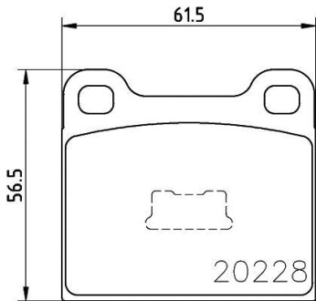 Тормозные колодки дисковые, комплект MINTEX MDB1081