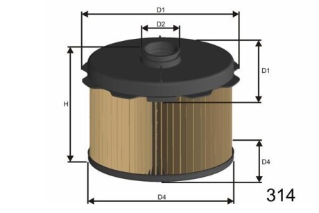 Топливный фильтр MISFAT FM646