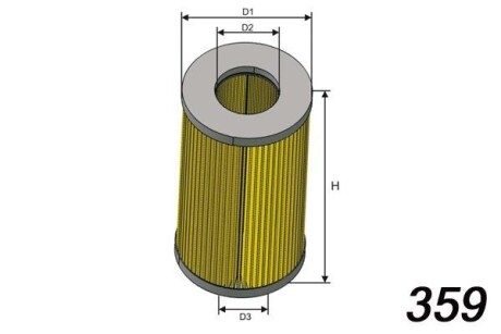 Масляный фильтр MISFAT L054