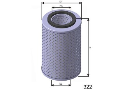 Масляный фильтр MISFAT L539