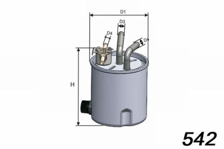 Топливный фильтр MISFAT M557