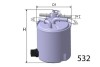 Топливный фильтр MISFAT M558 (фото 1)