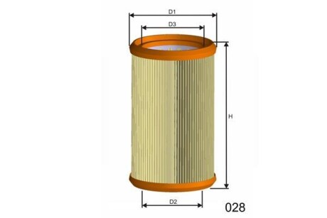 Воздушный фильтр MISFAT R403