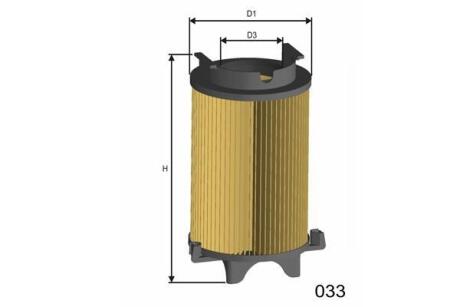 Воздушный фильтр MISFAT R433