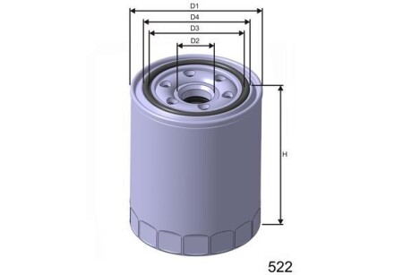 Масляный фильтр MISFAT Z271