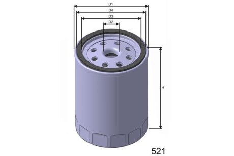 Масляный фильтр MISFAT Z292