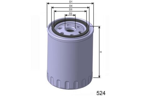 Масляный фильтр MISFAT Z297