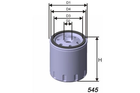 Масляный фильтр MISFAT Z416