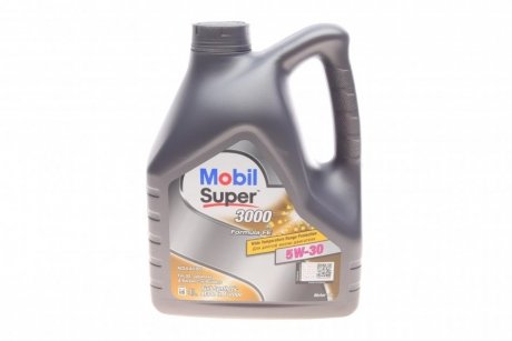 Олива моторна Super 3000 X1 F-FE 5W-30, 4л. MOBIL 152564