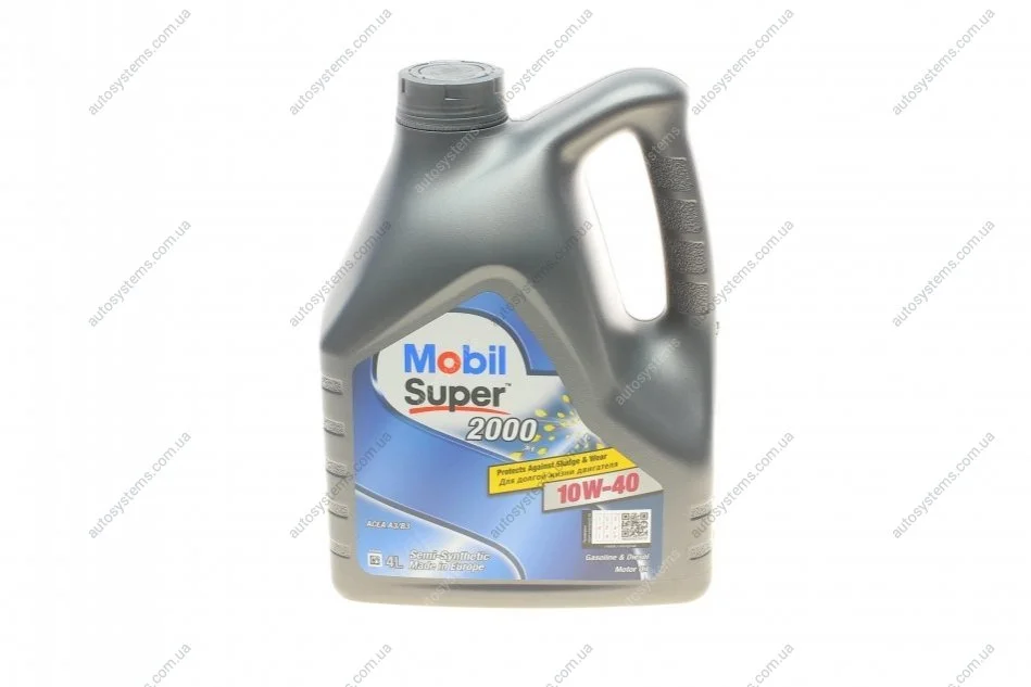Масла моторные Mobil Super 2000 X1 10W-40, 4л. MOBIL 152568 (фото 1)