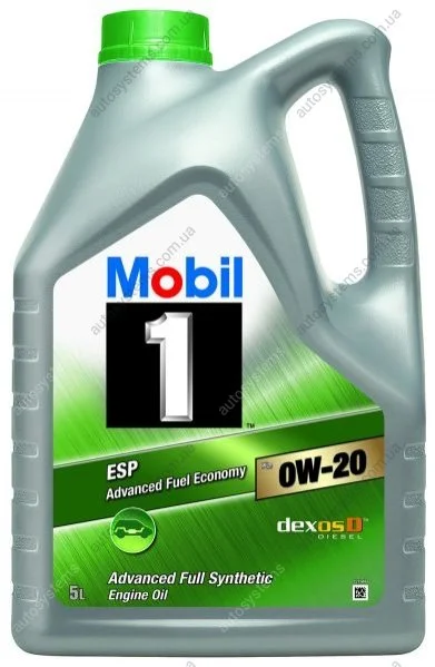 Масло для двигателя MOBIL MOBIL 1 ESP 0W20 X2 5L (фото 1)