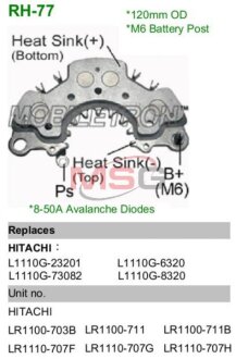 Мост диодный MOBILETRON RH-77