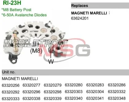 Мост диодный MOBILETRON RI-23H