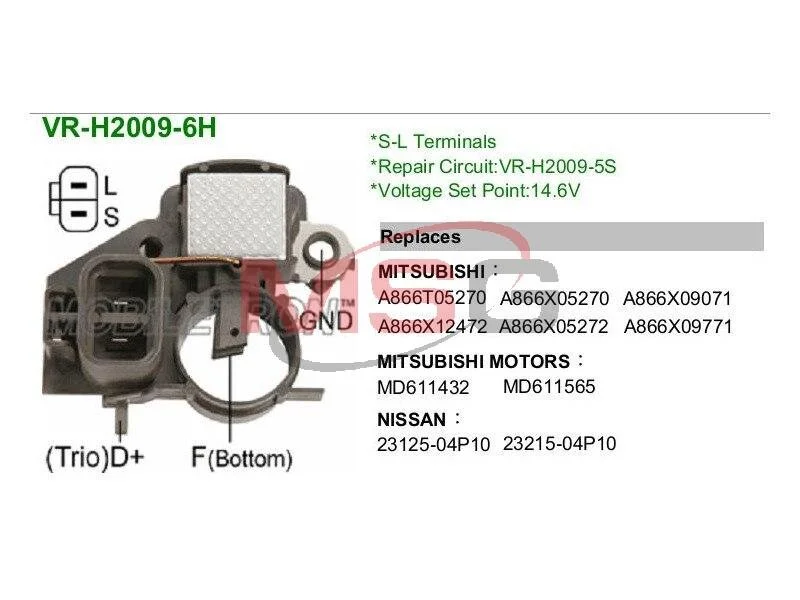Регулятор напряжения MOBILETRON VR-H2009-6H (фото 1)