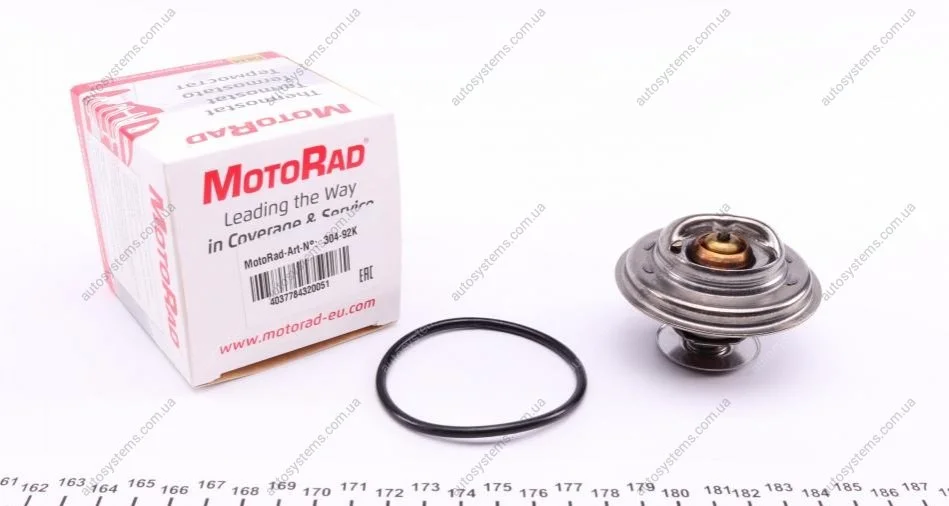 Термостат Audi A4/A6/VW Passat 2.4-2.8 97-05 (92°) MOTORAD 304-92K (фото 1)
