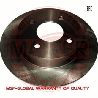 Тормозной диск задний невентилируемый MSG 24010701091PCSMS