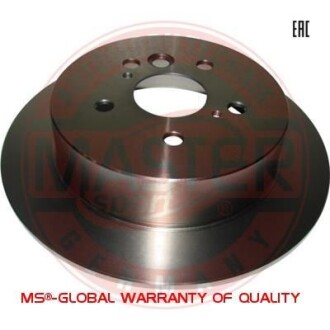 Тормозной диск задний невентилируемый MSG 24010901521PCSMS