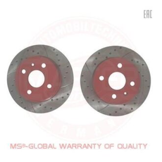 Тормозной диск задний невентилируемый MSG 24011002511SE-SET-MS