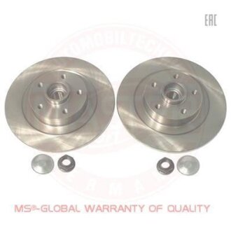 Тормозной диск задний невентилируемый MSG 2401106044BPCSMS