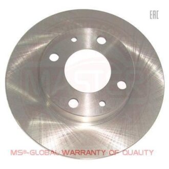 Тормозной диск передний невентилируемый MSG 24011101301PCSMS