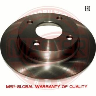 Тормозной диск передний невентилируемый MSG 24011201411PCSMS